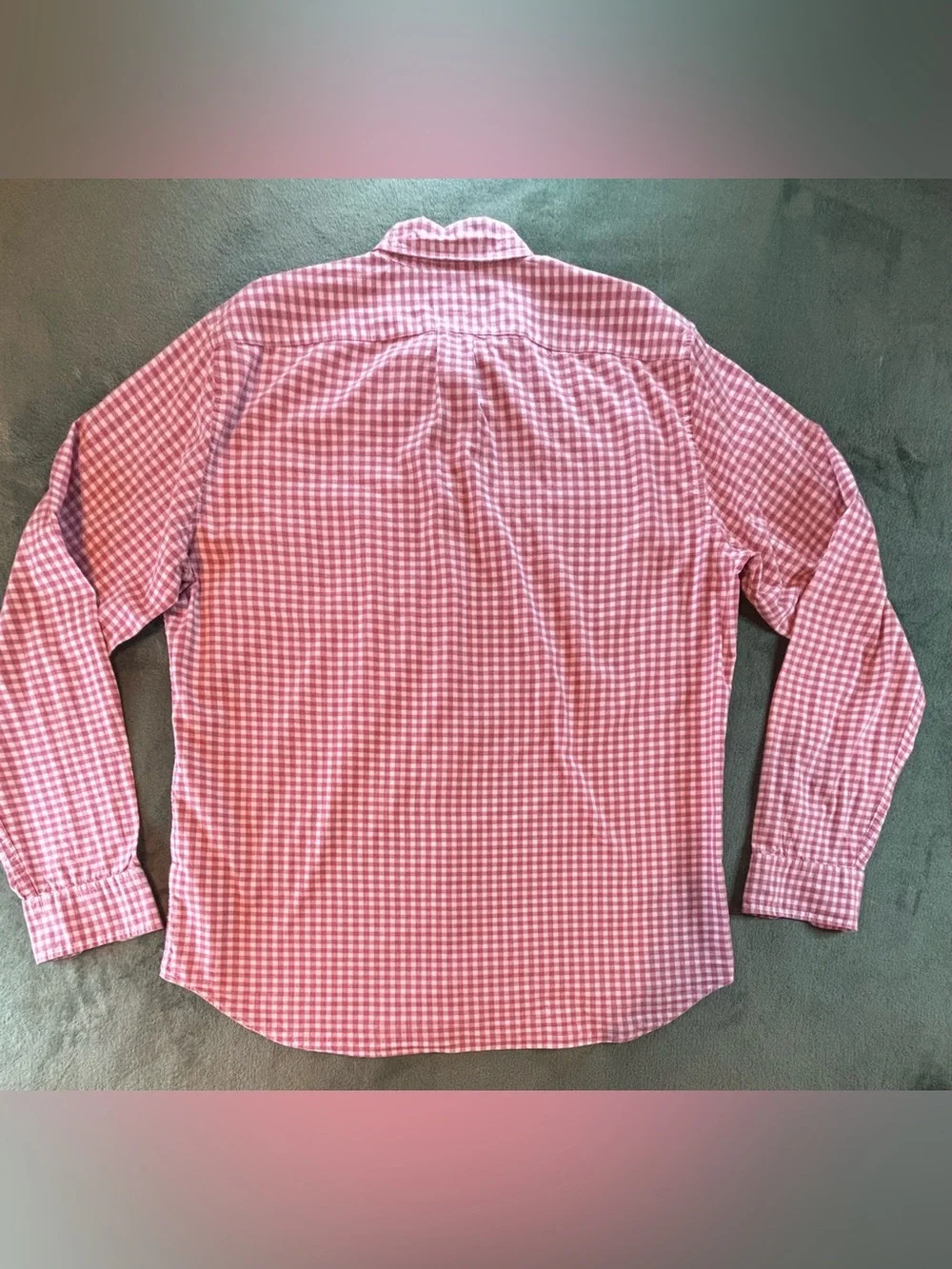 J. Crew Red Gingham Button-Down Shirt, Size: XLT (6532)